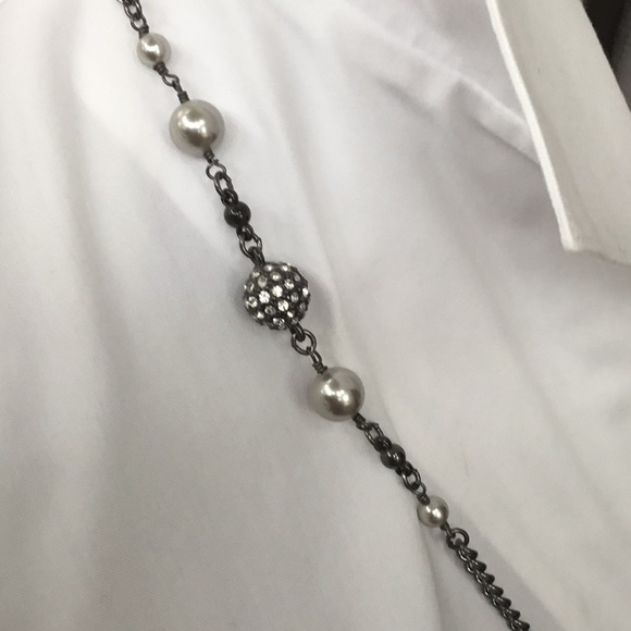J. Crew Pearl and Crystal Necklace - Picture 5 of 9